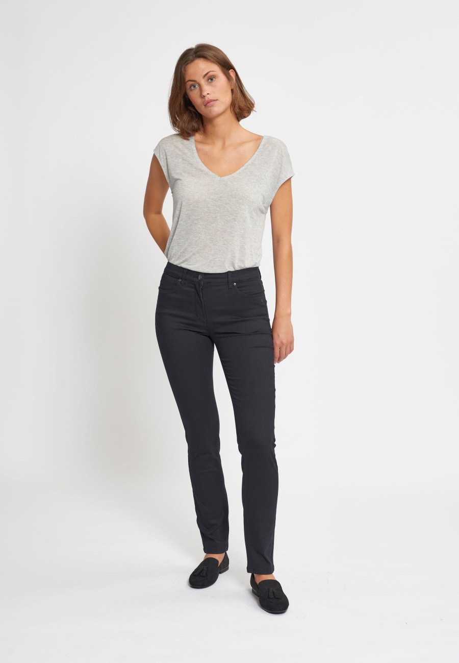 Silhouette Laurie | Laura Slim - Medium Length - Charcoal