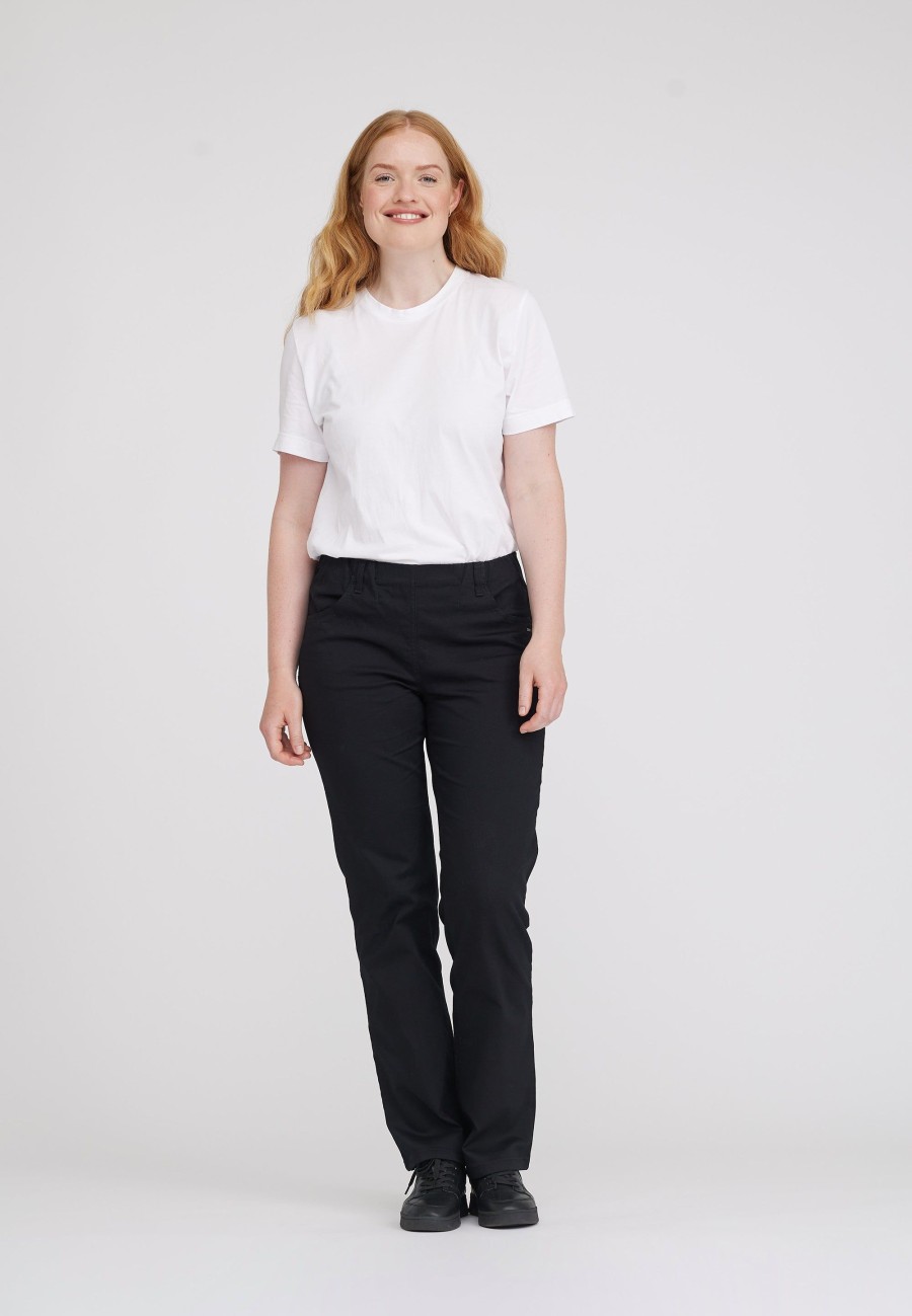 Silhouette Laurie | Tracy Straight - Medium Length - Black