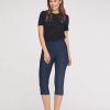 Silhouette Laurie | Elizabeth Slim Capri Medium Length - Navy