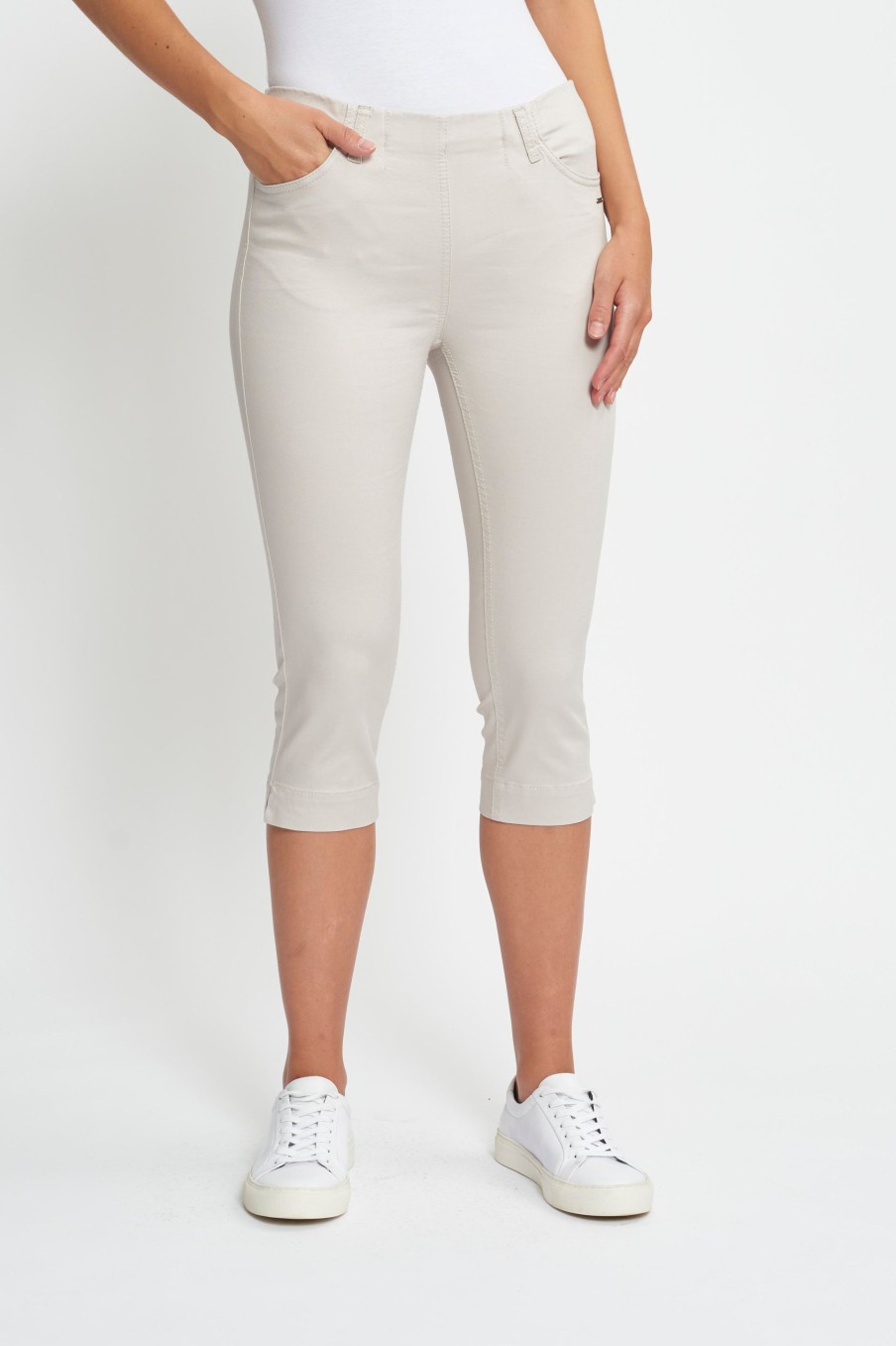 Silhouette Laurie | Grace Slim Capri - Sl - Grey Sand