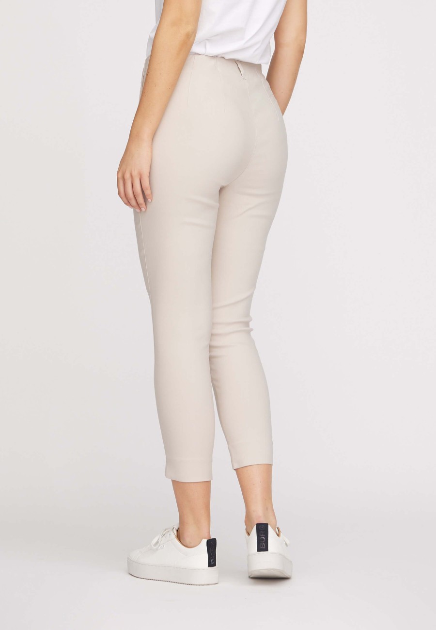 Silhouette Laurie | Elizabeth Slim Crop - Grey Sand