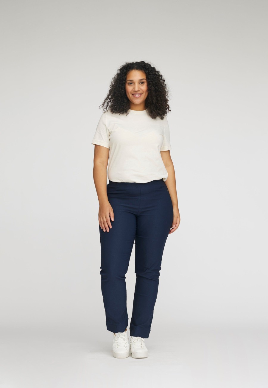 Silhouette Laurie | Bella Straight - Medium Length - Navy