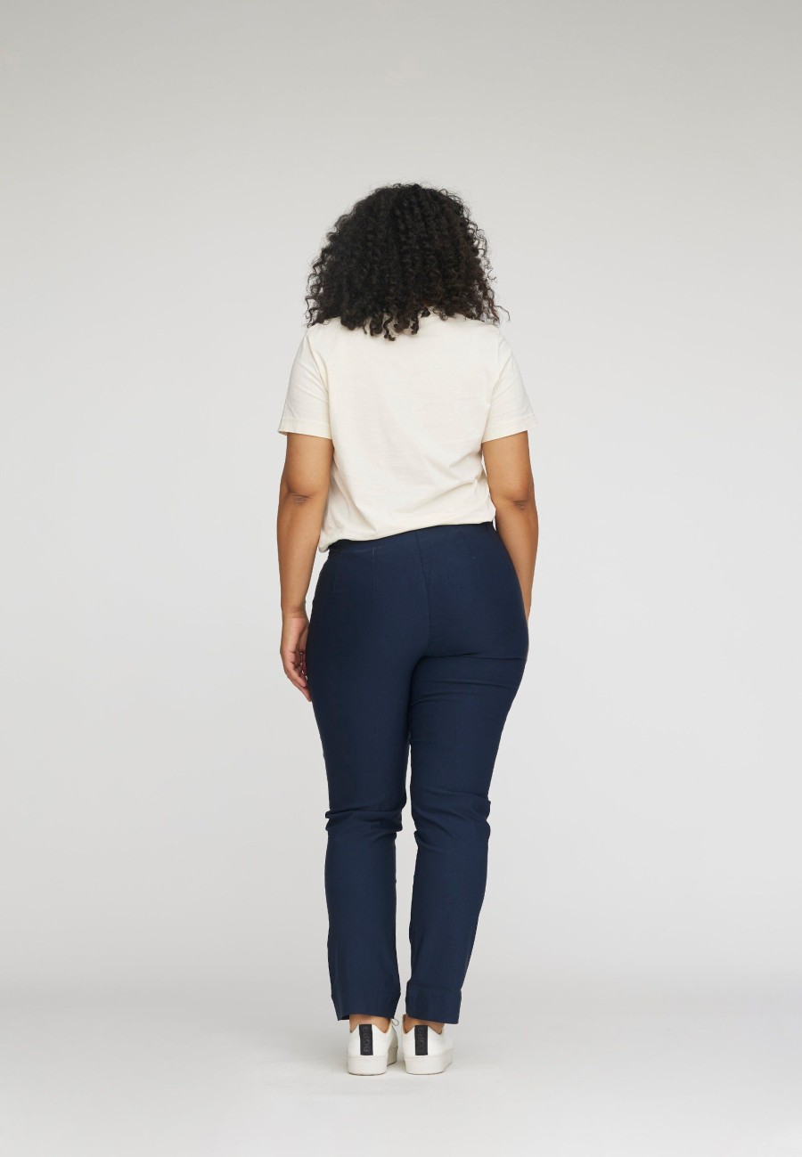 Silhouette Laurie | Bella Straight - Medium Length - Navy