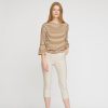 Silhouette Laurie | Elizabeth Slim Capri Medium Length - Grey Sand