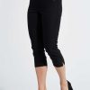 Silhouette Laurie | Aubrey Slim Capri - Black