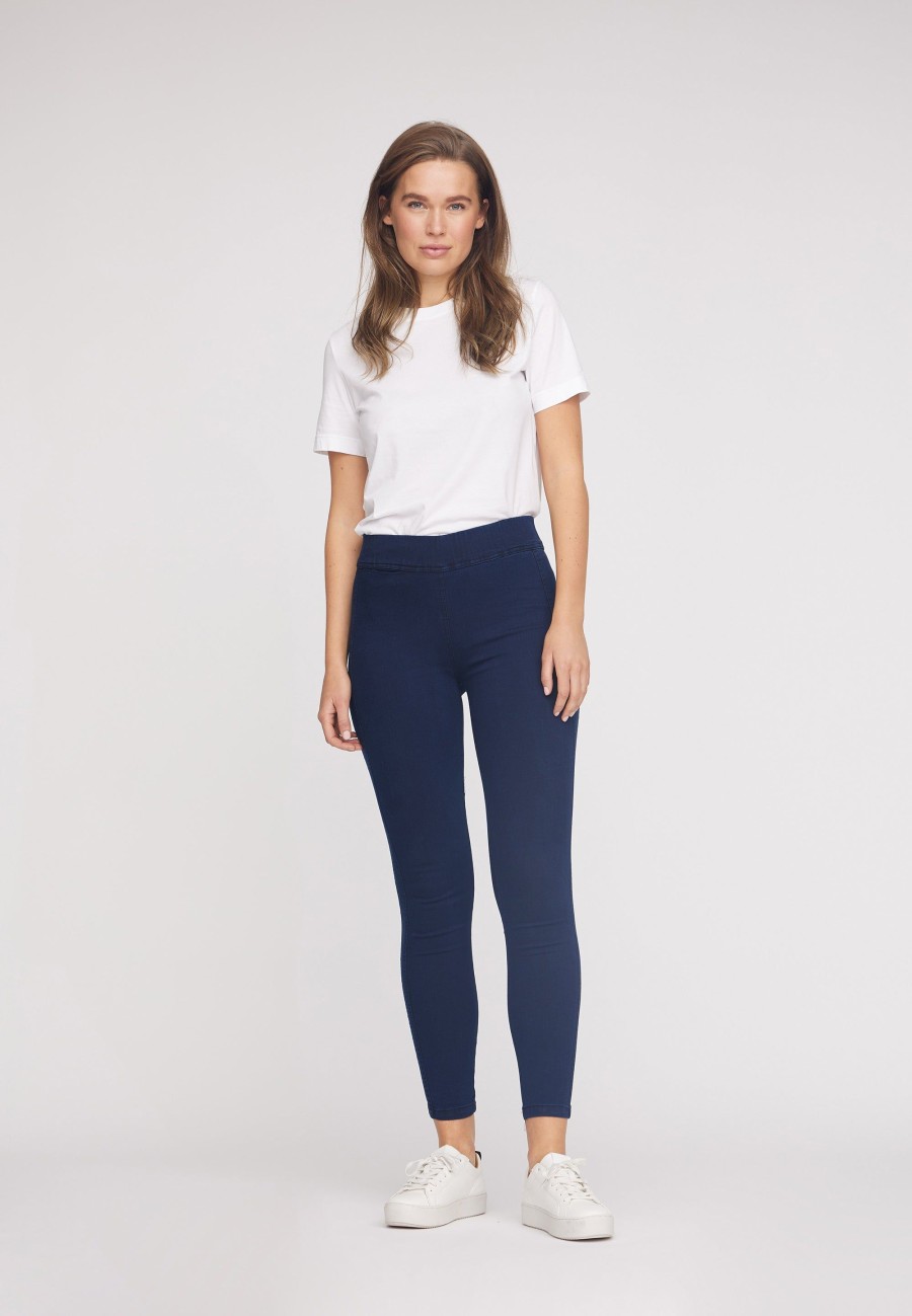 Silhouette Laurie | Serene Slim - Short Length - Dark Blue Denim