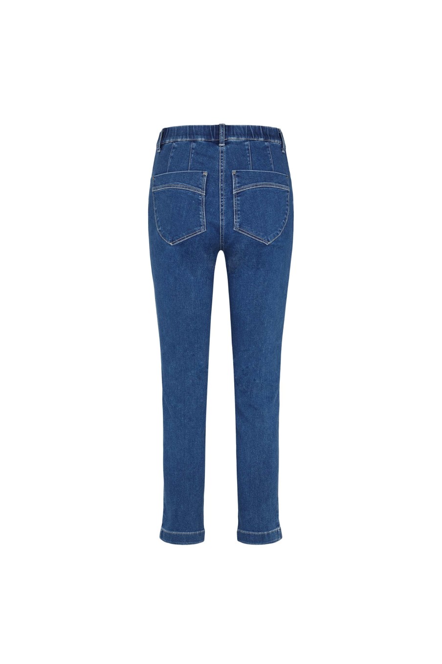 Silhouette Laurie | Madison Slim Crop - Medium Blue Denim