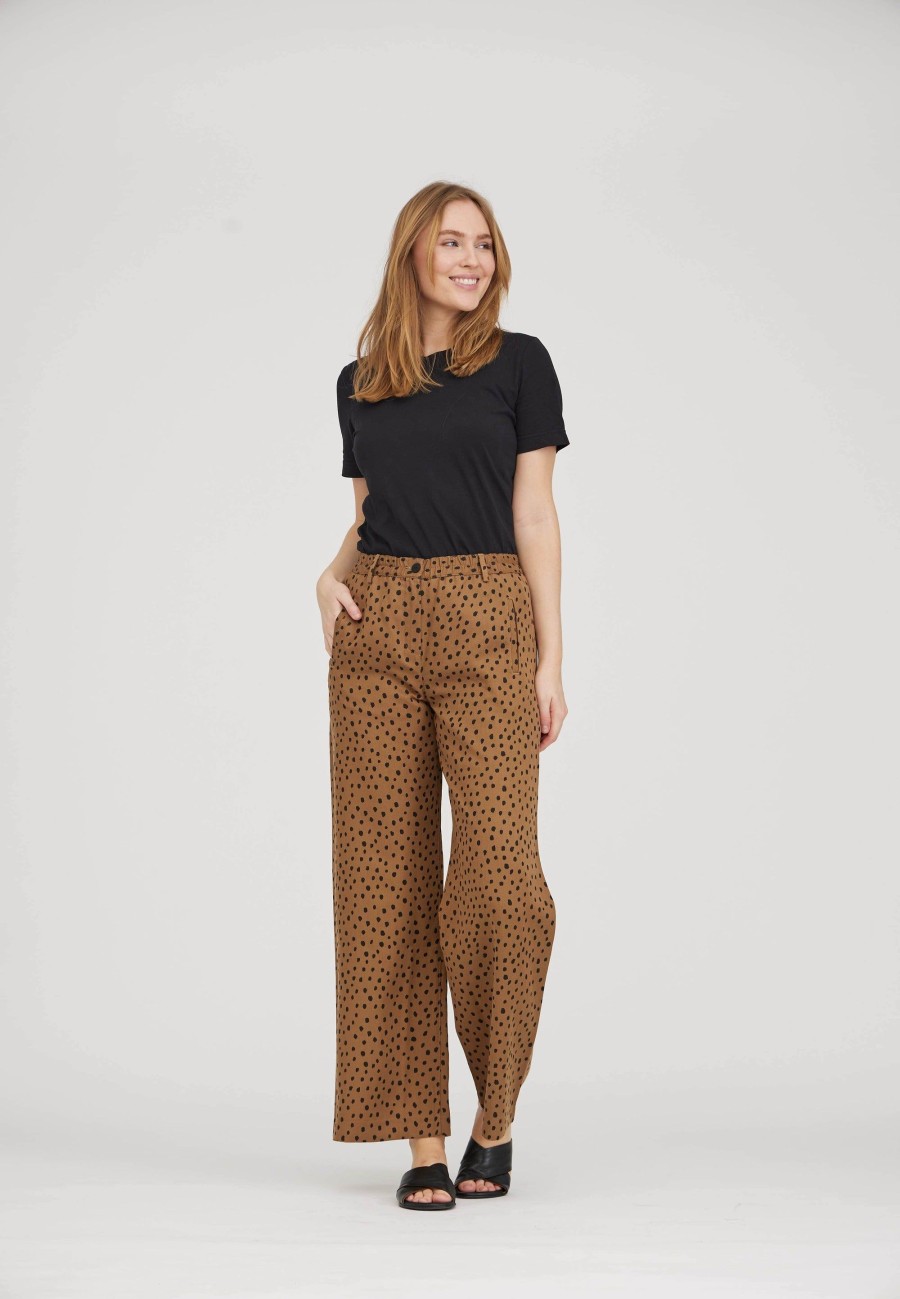 Silhouette Laurie | Hilde Loose - Longueur Moyenne - Imprime Camel