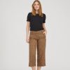 Silhouette Laurie | Hilde Loose Crop - Imprime Camel