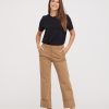 Silhouette Laurie | Judy Turn-Up Straight Crop - Camel