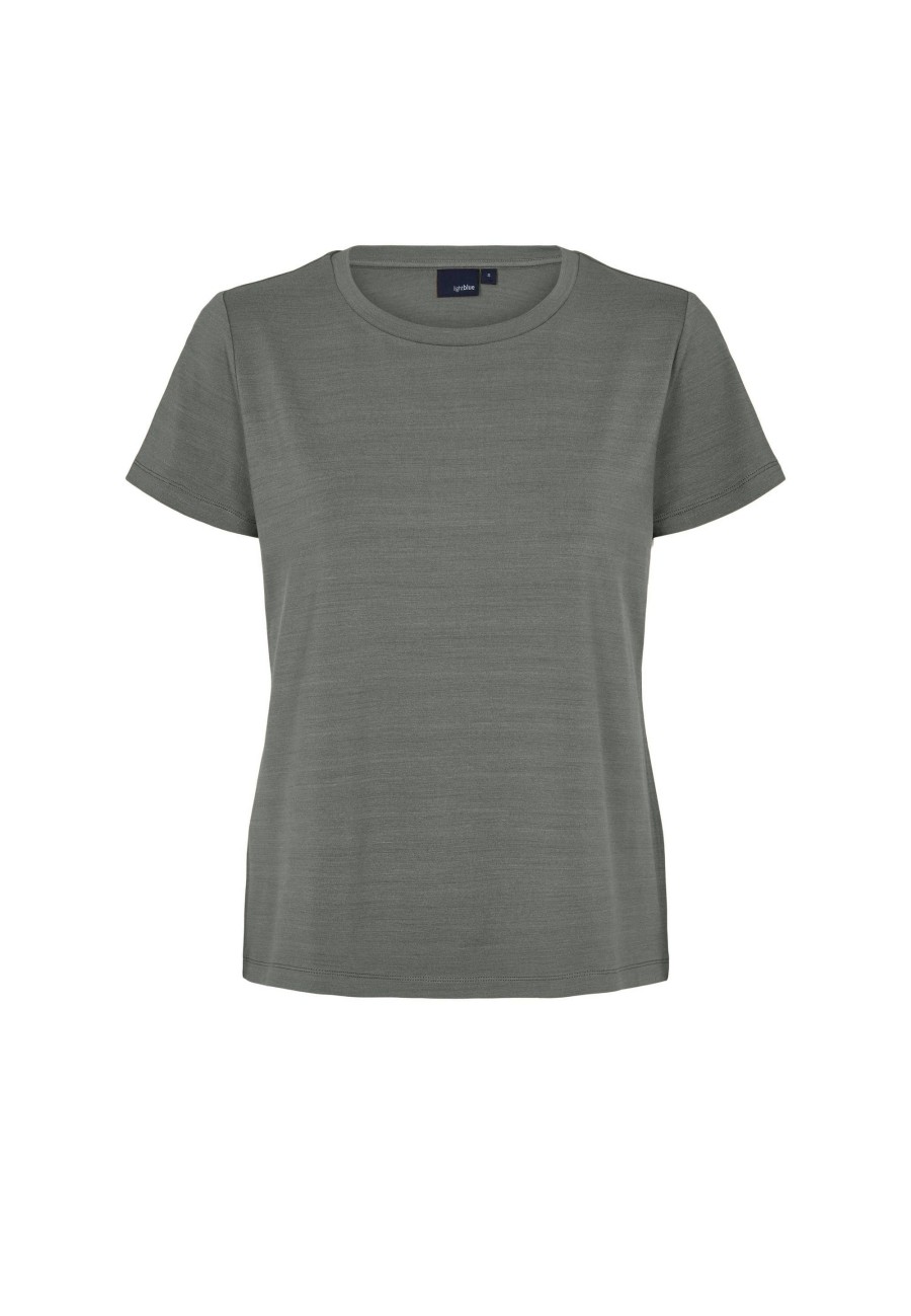 Tops Laurie | T-Shirt En Jersey Amanda - Ombre Foncee