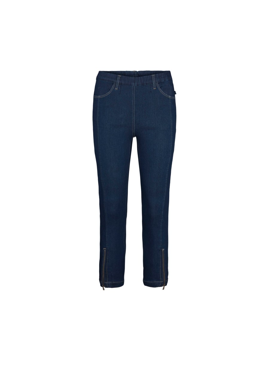 Silhouette Laurie | Piper Regular Crop - Dark Blue Denim