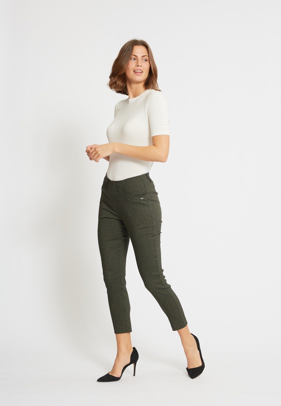 Silhouette Laurie | Grace Slim Crop - Khaki