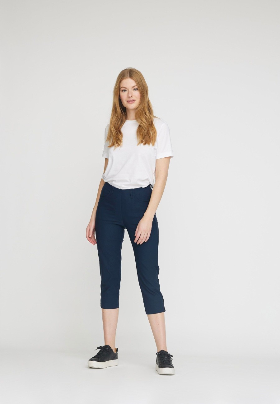 Silhouette Laurie | Anabelle Regular Capri Medium Length - Navy