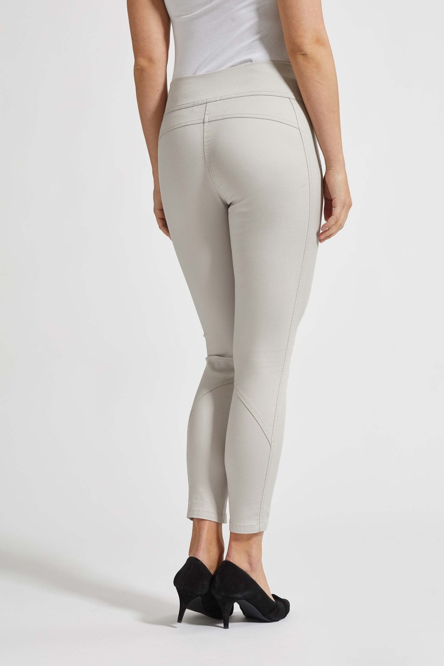 Length Laurie | Maya Skinny Crop - Gris Sable