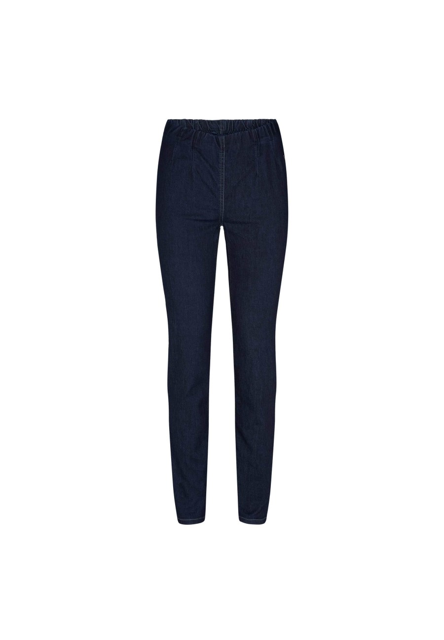 Silhouette Laurie | Vicky Slim - Long Length - Dark Blue Denim