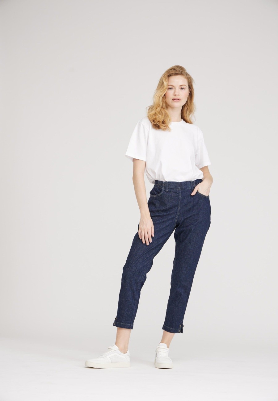 Silhouette Laurie | Ellie Relaxed - Longueur Courte - Denim Bleu Fonce