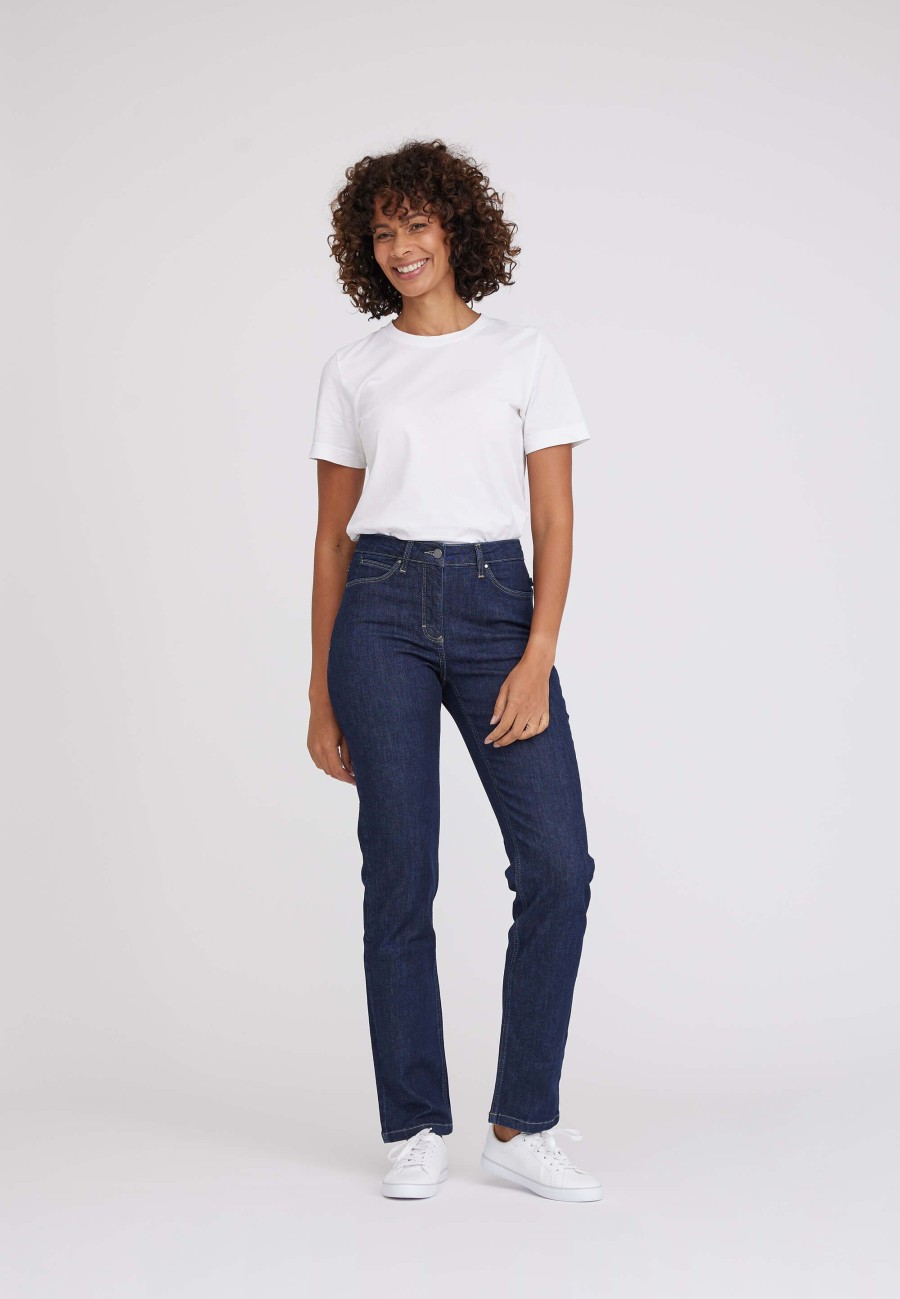 Silhouette Laurie | Charlotte Regular - Medium Length - Dark Blue Denim