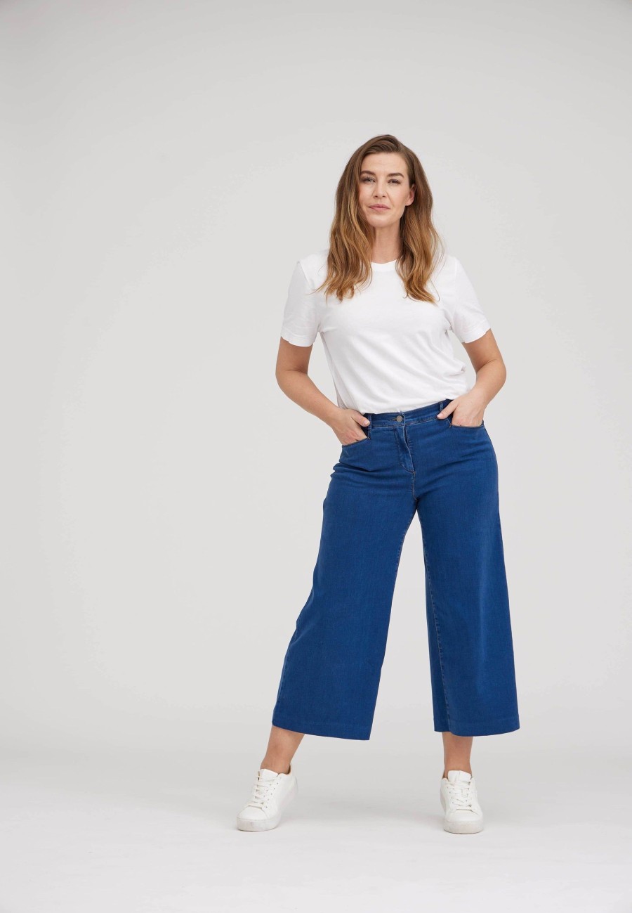 Silhouette Laurie | Rachel Loose Crop - Jean Bleu