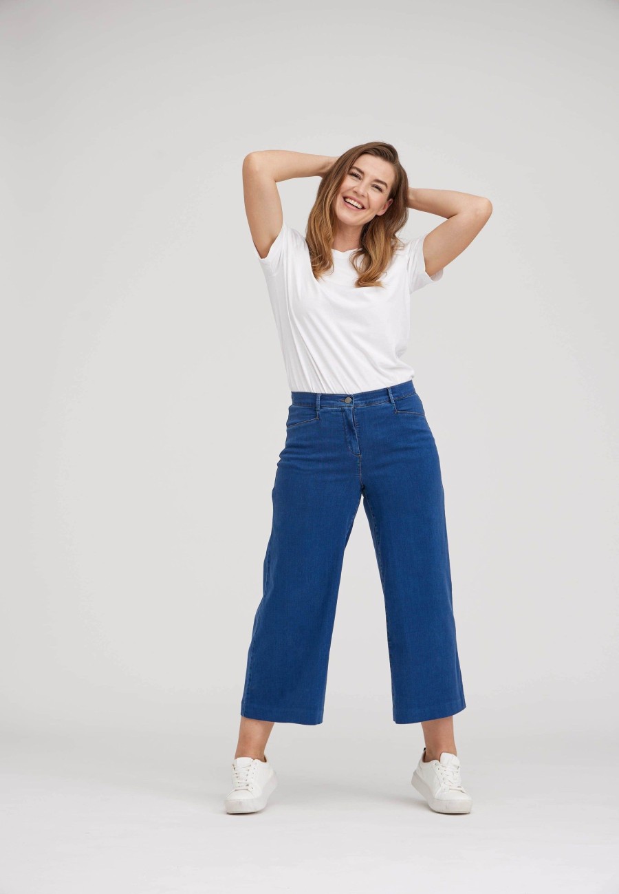 Silhouette Laurie | Rachel Loose Crop - Jean Bleu