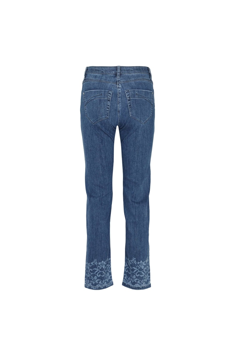 Silhouette Laurie | Charlotte Lazer Regular - Medium Length - Medium Blue Denim