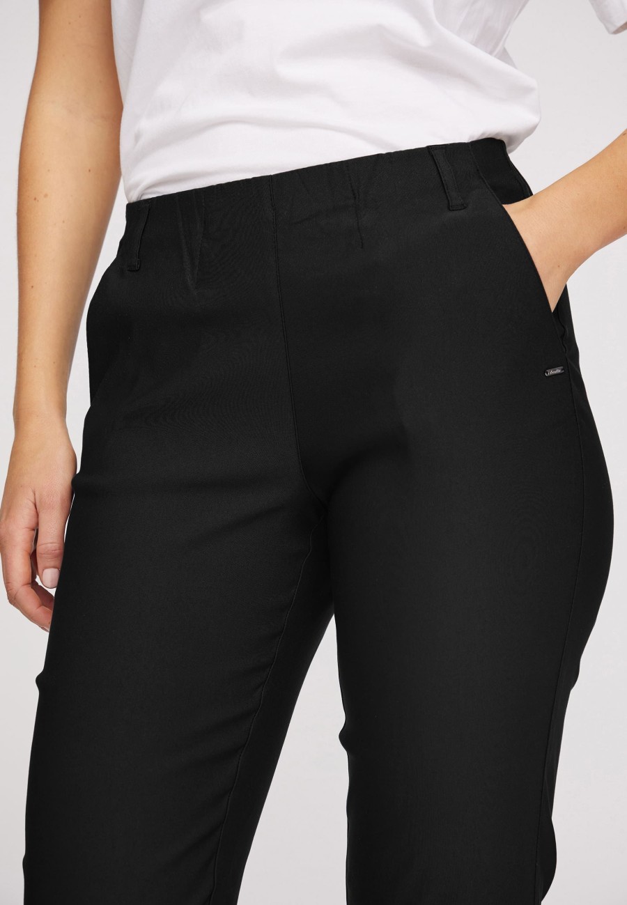 Silhouette Laurie | Taylor Regular Capri Medium Length - Black