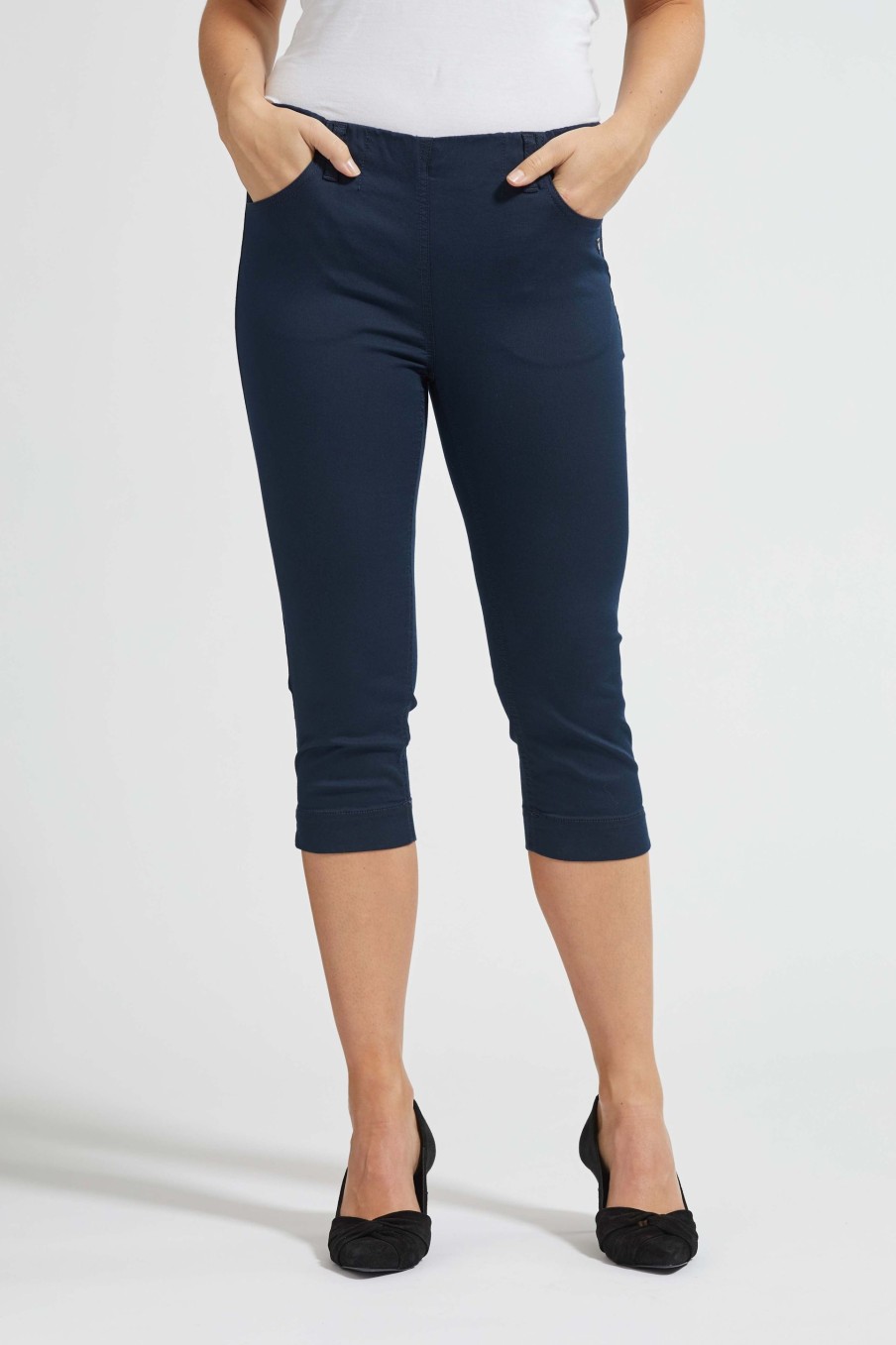 Silhouette Laurie | Grace Slim Capri - Sl - Navy