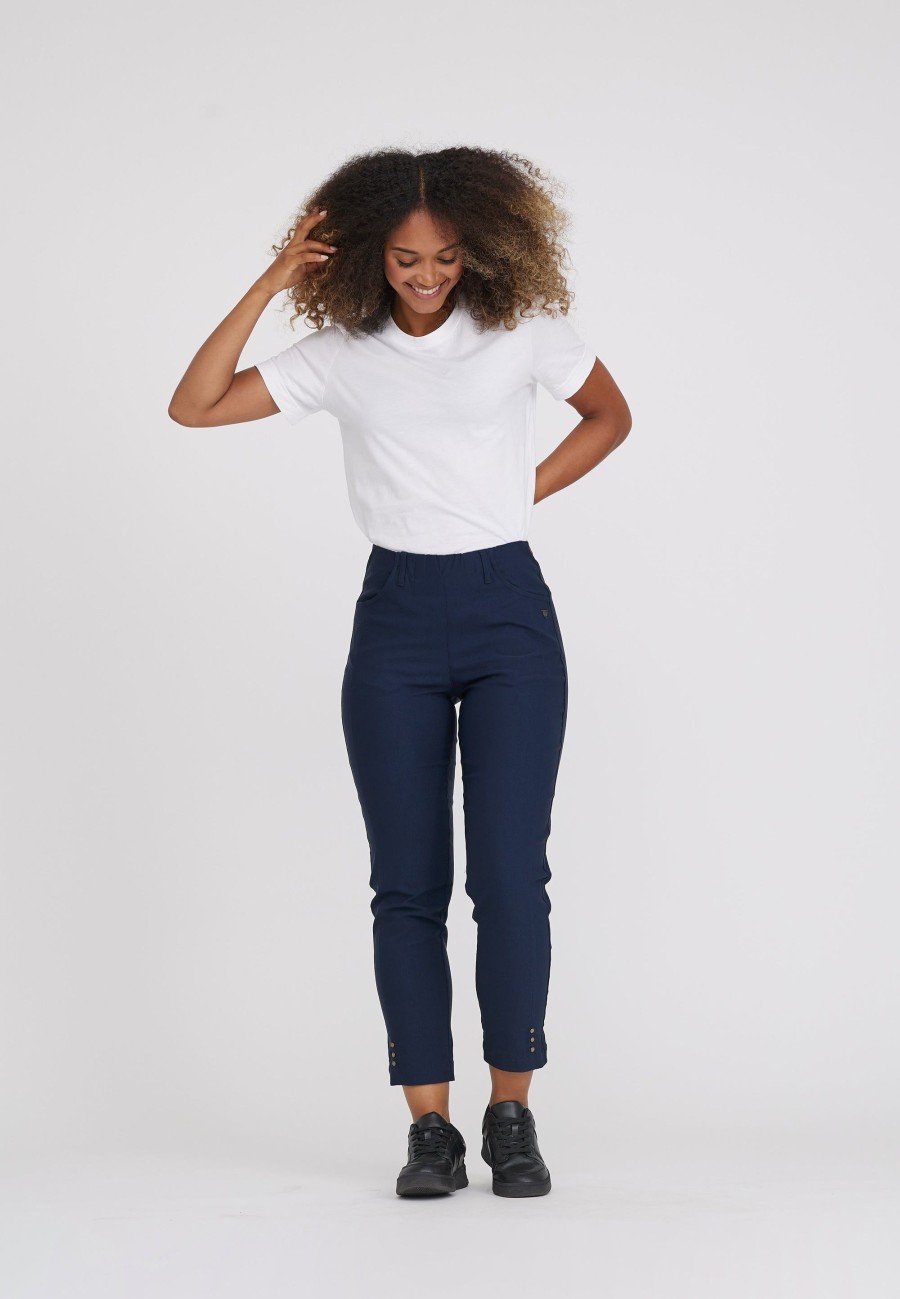 Silhouette Laurie | Rose Regular Crop - Navy