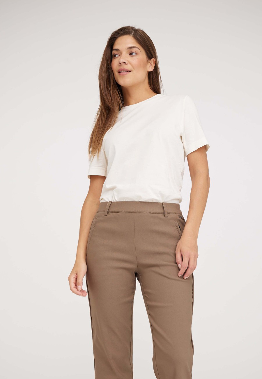 Silhouette Laurie | Leonora Straight - Medium Length - Chocolate Chip