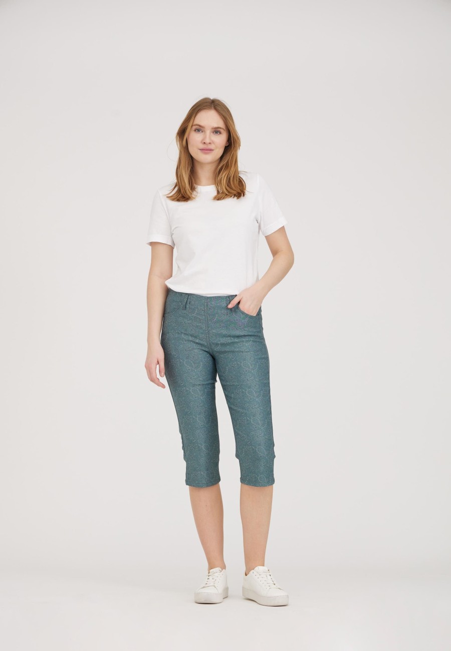 Silhouette Laurie | Kelly - Capri Sl - Emerald Green Print