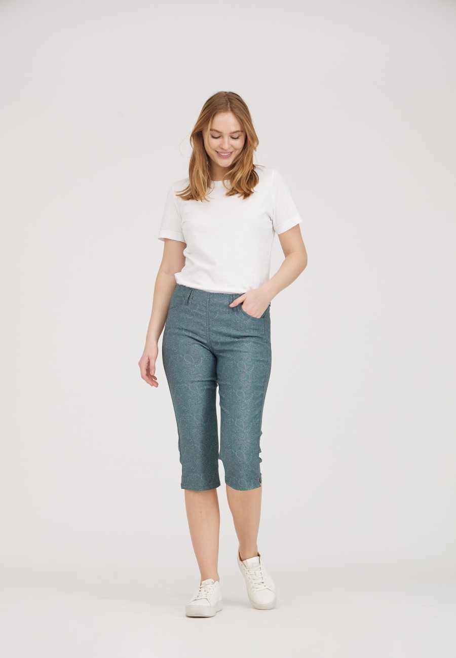 Silhouette Laurie | Kelly - Capri Sl - Emerald Green Print