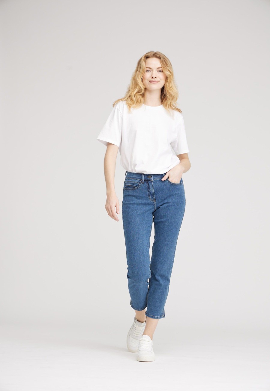 Silhouette Laurie | Christie Regular Crop - Blue Denim