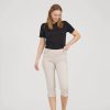 Silhouette Laurie | Hannah Regular Capri Medium Length - Grey Sand