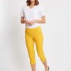 Silhouette Laurie | Anabelle Regular Capri Medium Length - Mellow Yellow