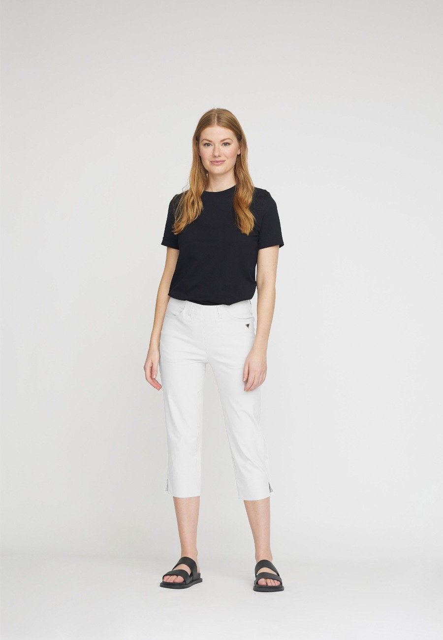 Silhouette Laurie | Anabelle Regular Capri Medium Length - White