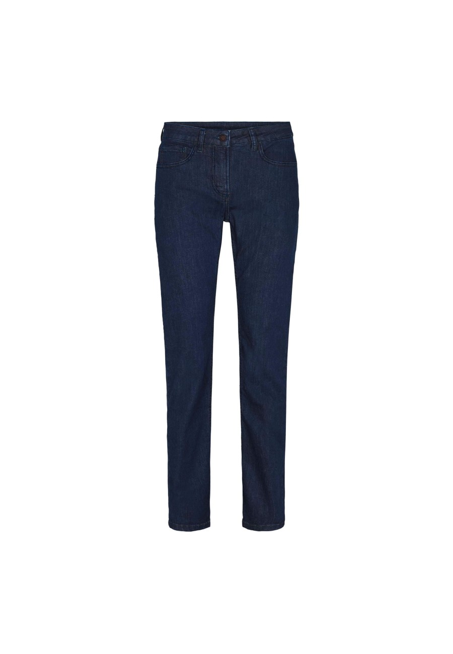 Silhouette Laurie | Laura Slim - Medium Length - Ecolabel - Dark Blue Denim