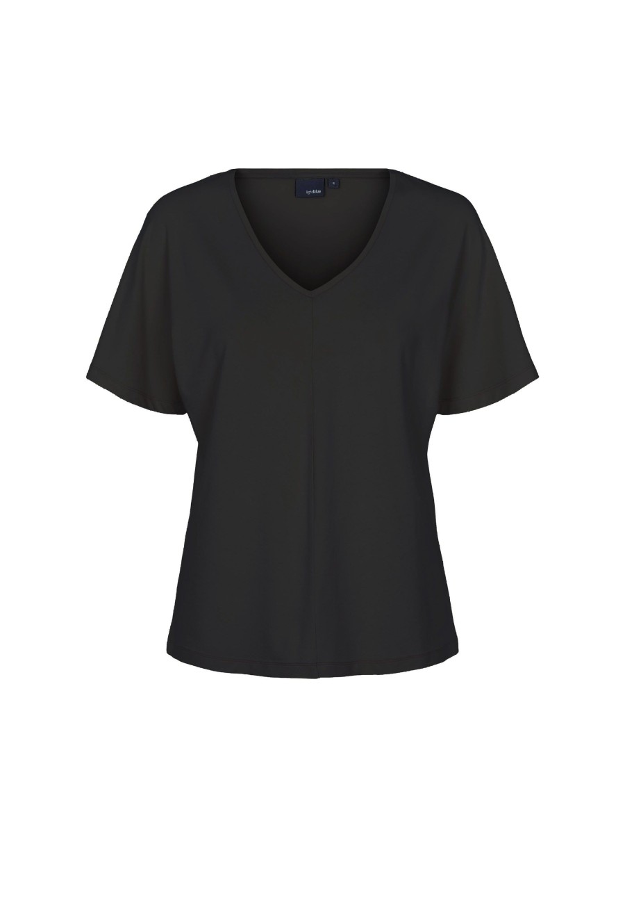 Tops Laurie | T-Shirt Ingrid En Jersey - Noir