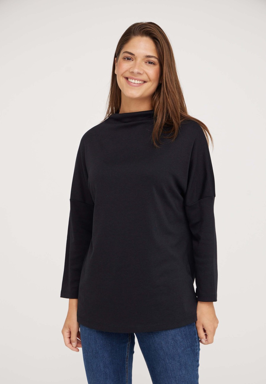 Tops Laurie | Blouse Esther En Jersey - Noir