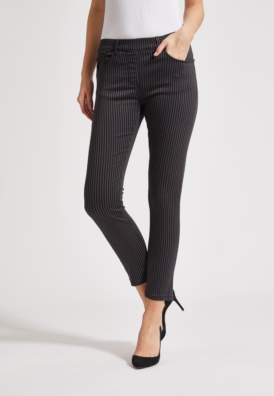 Silhouette Laurie | Faith Stri Slim - Short Length - Anthracite Stripe