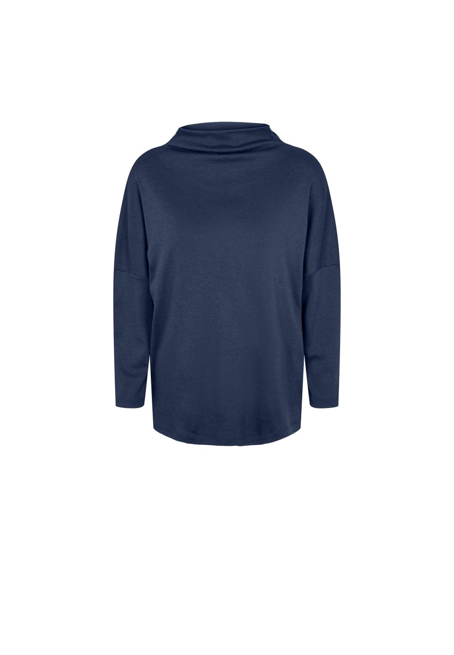 Tops Laurie | Blouse Jersey Esther - Bleu Nordique