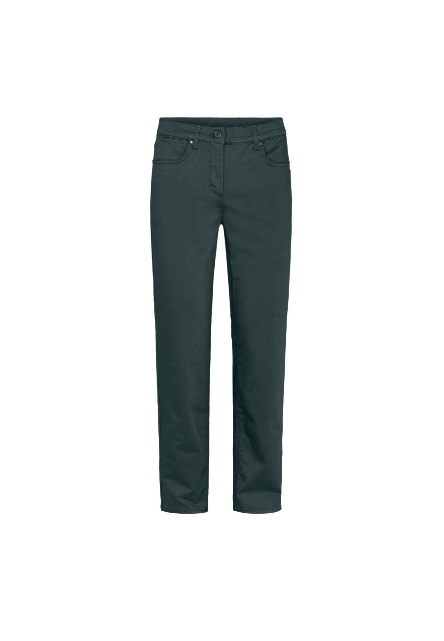 Silhouette Laurie | Charlotte Regular - Medium Length - Darkest Green