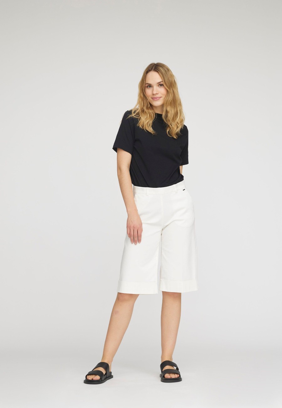 Silhouette Laurie | Short Ample A Revers Phoebe - Ivoire