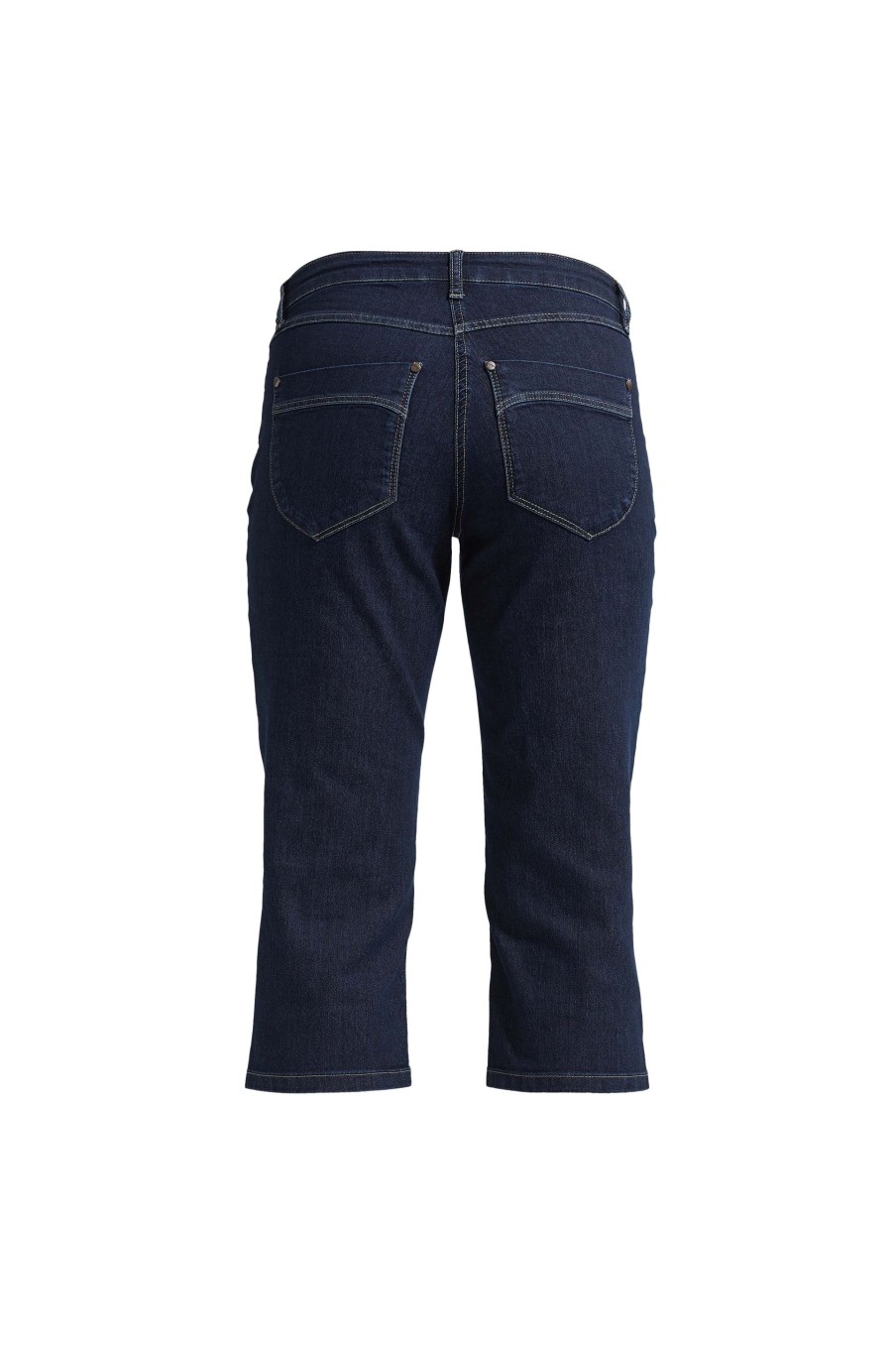 Silhouette Laurie | Charlotte Regular Capri Medium Length - Dark Blue Denim