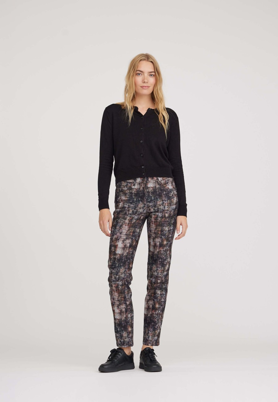 Silhouette Laurie | Charlotte Regular - Medium Length - Black Print