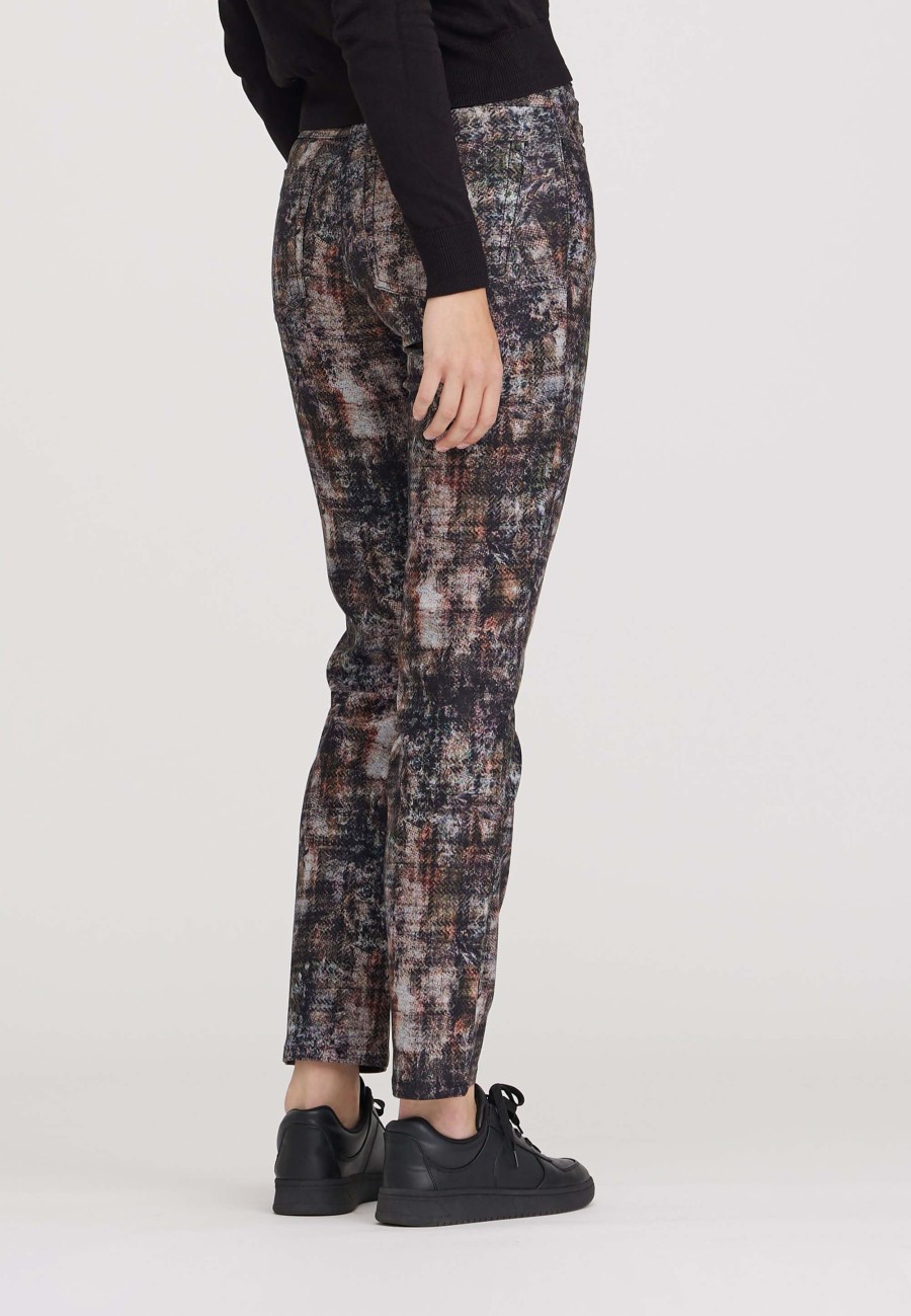 Silhouette Laurie | Charlotte Regular - Medium Length - Black Print