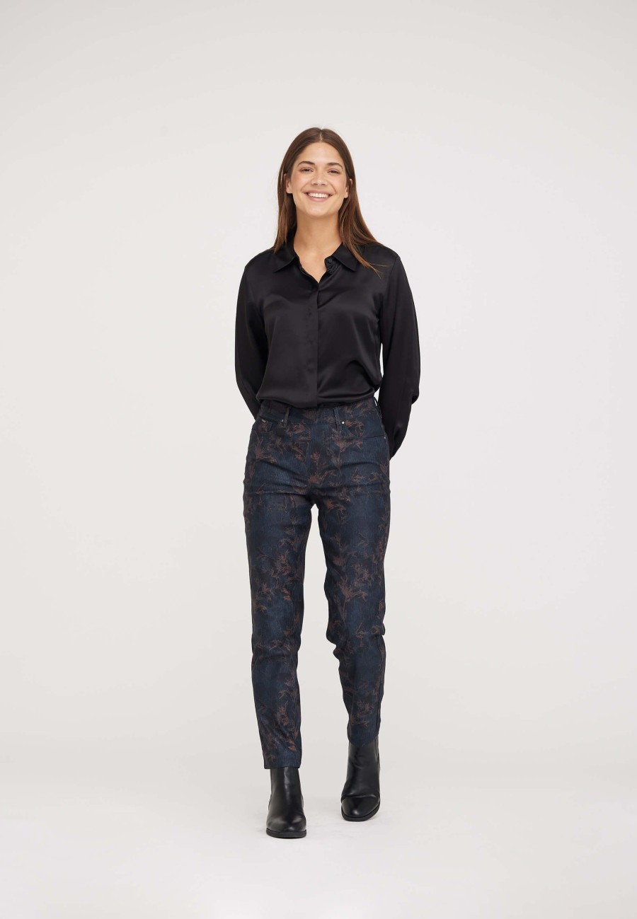 Silhouette Laurie | Hannah Regular - Extra Short Length - Navy Print