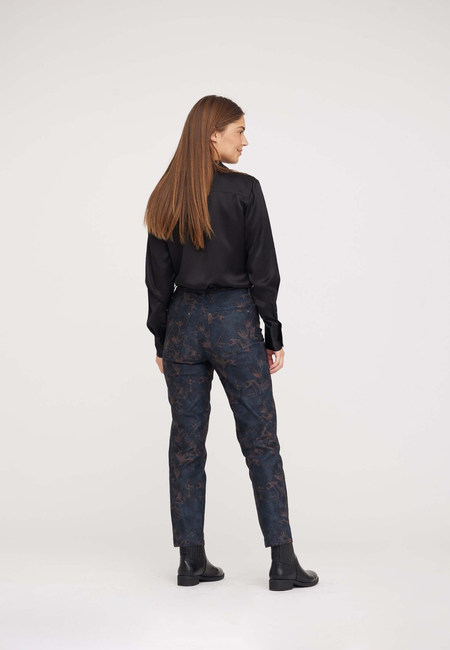 Silhouette Laurie | Hannah Regular - Extra Short Length - Navy Print