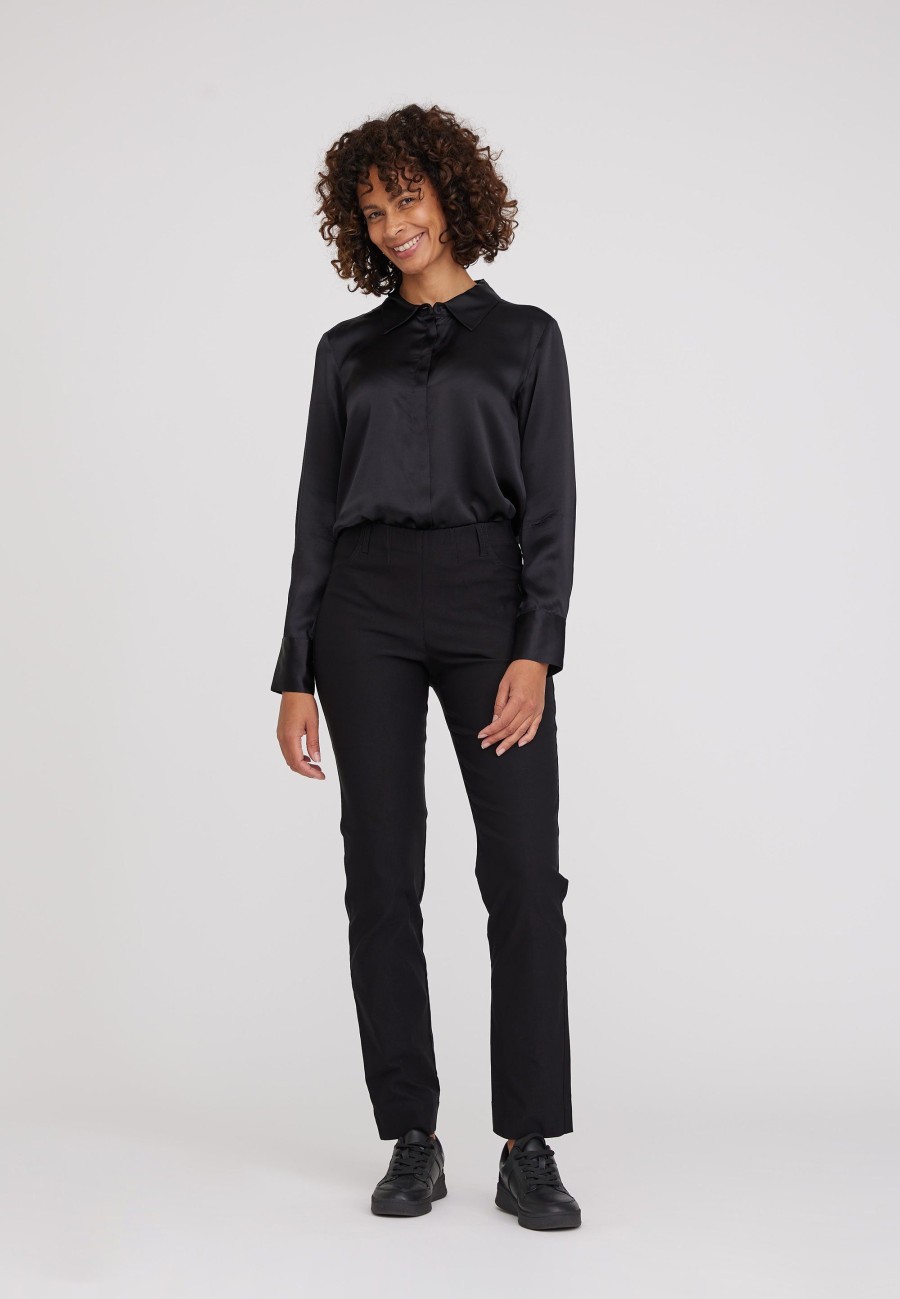 Silhouette Laurie | Kelly Regular - Medium Length - Black Brushed