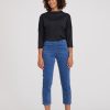 Silhouette Laurie | Piper Regular Corduroy Crop - Nordic Blue