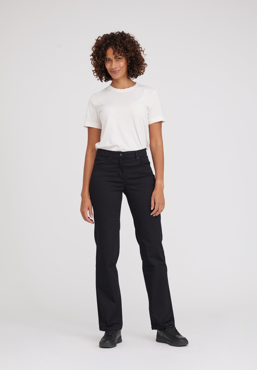 Silhouette Laurie | Amelia Straight - Medium Length - Black